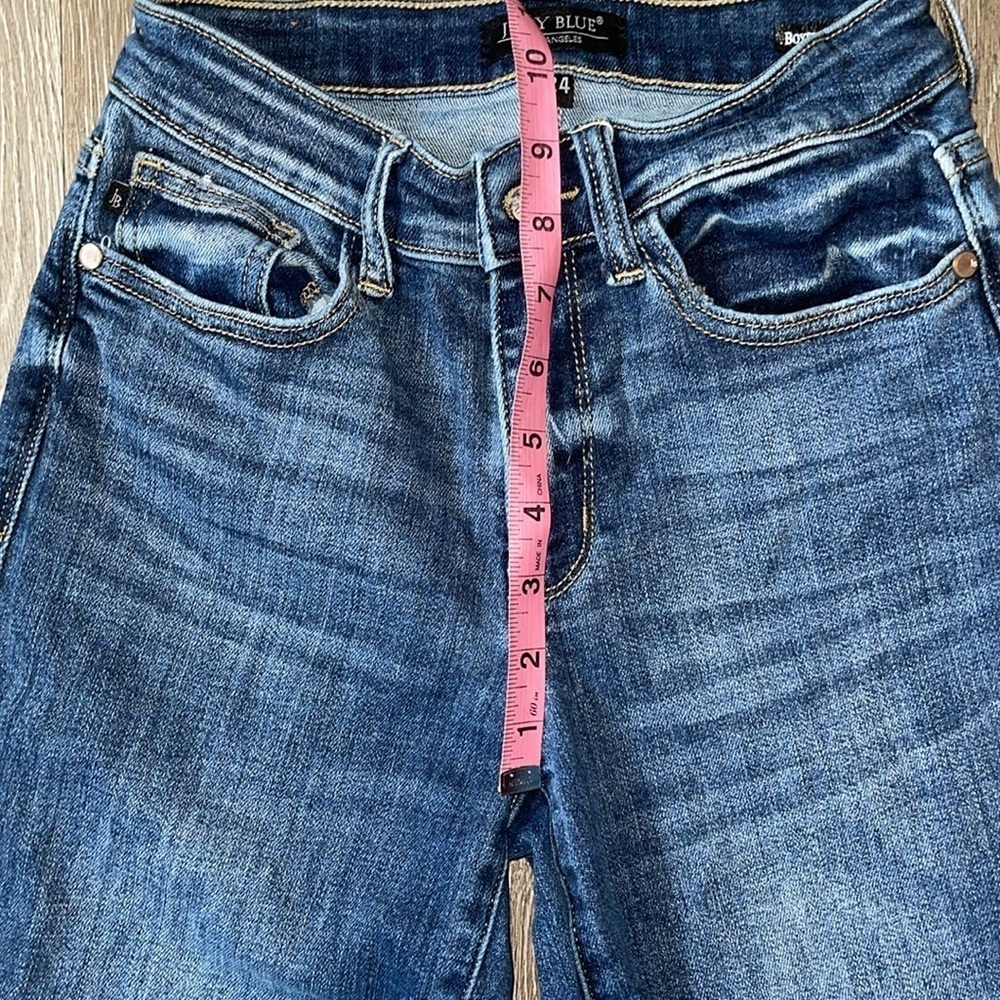 Judy Blue Skinny Jeans Blue Classic Stretch boyfriend fit size 0 or 24 denim - Picture 4 of 7